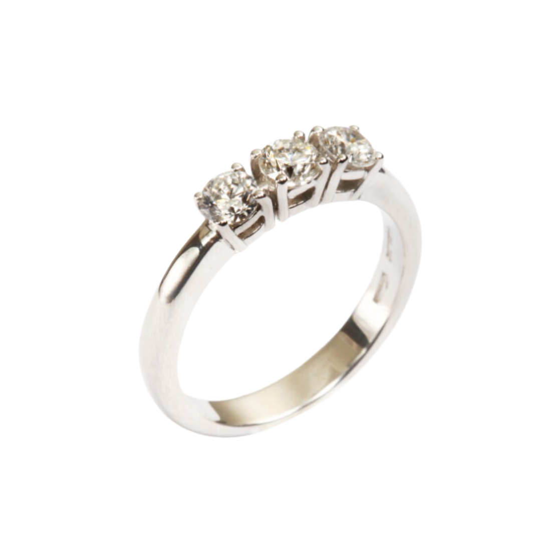 Anillo Platino Trinity.