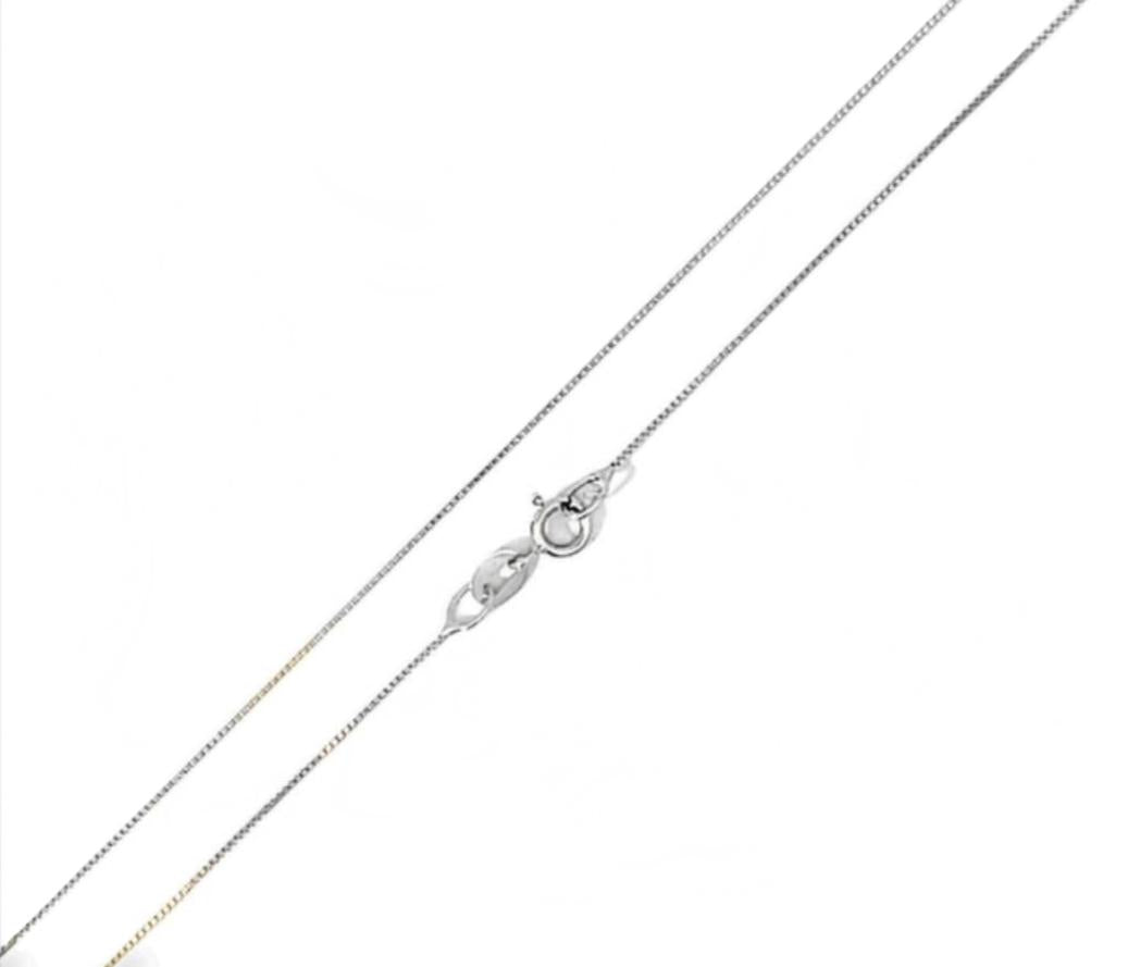 CADENA VENECIANA ORO BLANCO KVD07.