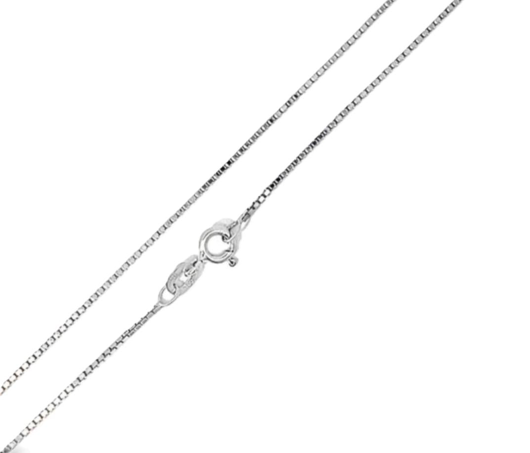 CADENA VENECIANA ORO BLANCO KVD22.