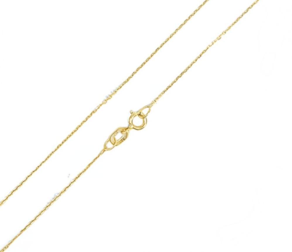 CADENA FORZATINA DIAMANTADA ORO AMARILLO KFD7-25.