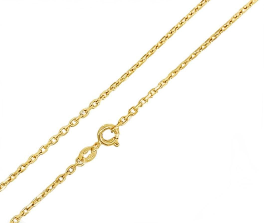 CADENA FORZATINA DIAMANTADA ORO AMARILLO KFD7-60.