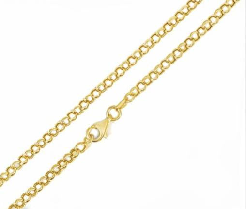 CADENA ROLO VACIADA ORO AMARILLO KRV-35.