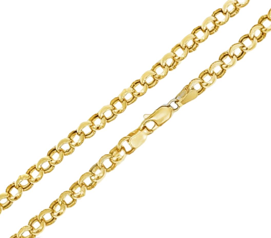 CADENA ROLO VACIADA ORO AMARILLO KRV-50.