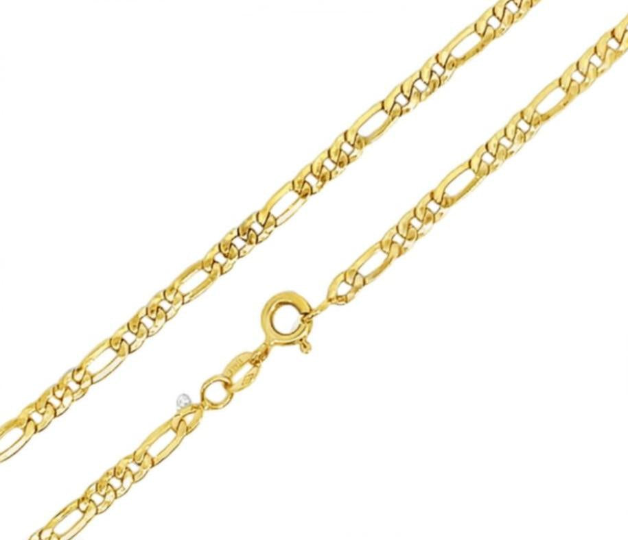 CADENA CARTIER PLANA VACIADA ORO AMARILLO KALV-100.