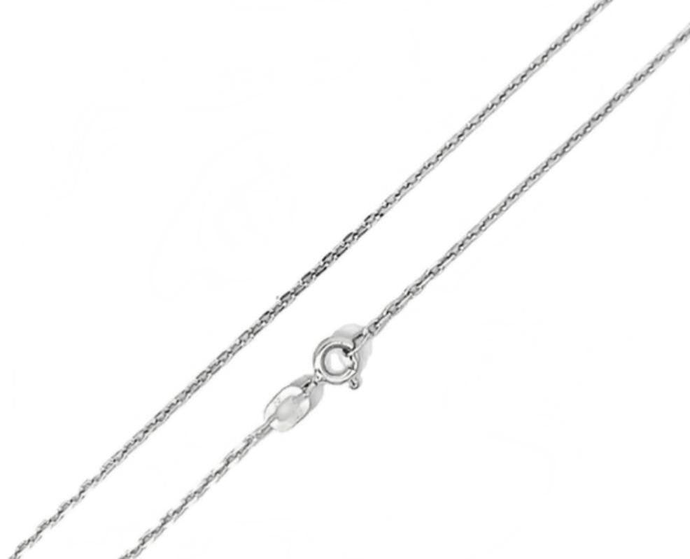 CADENA FORZATINA DIAMANTADA ORO BLANCO KFD7-40.