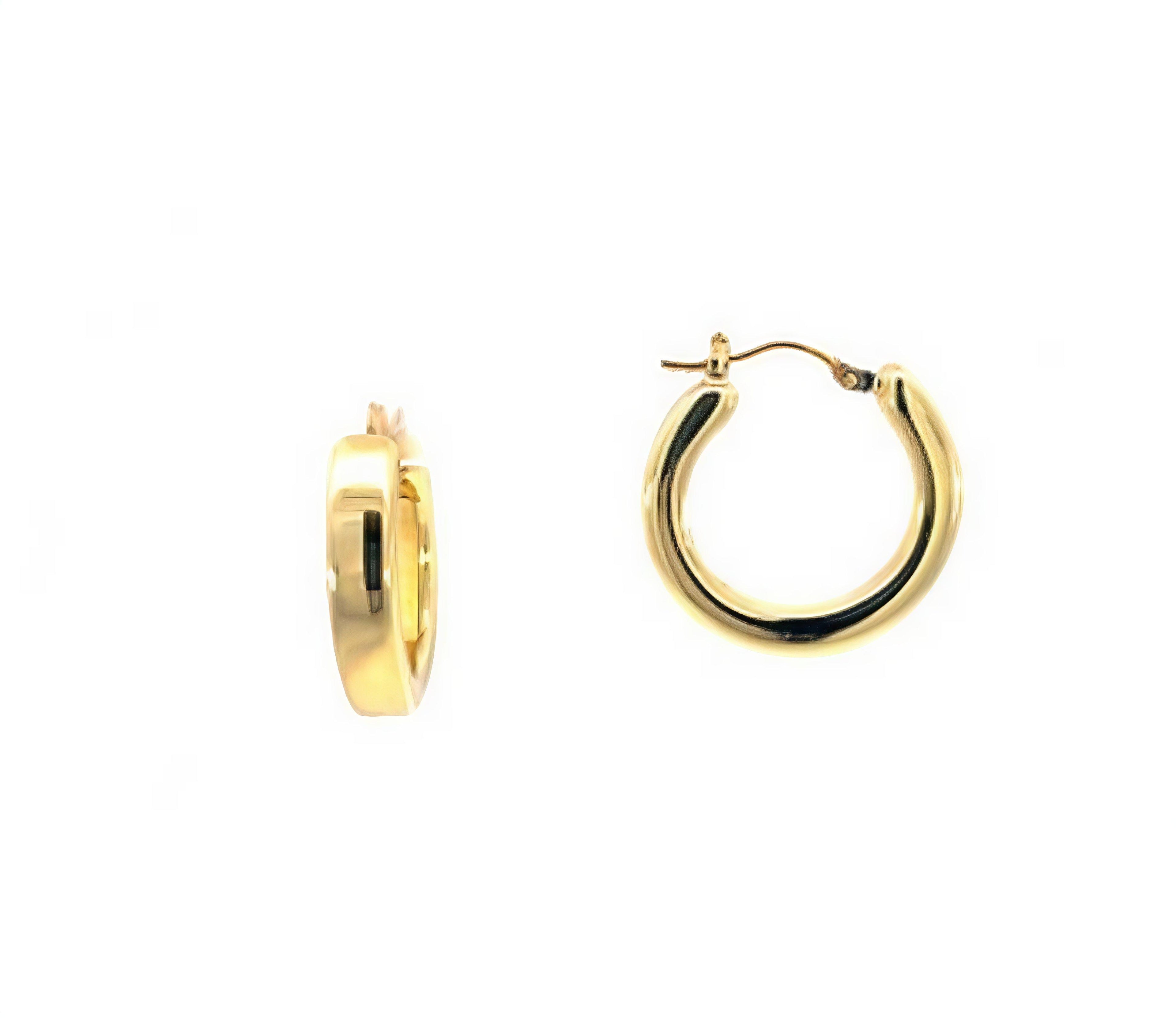 Aros Argollas de Oro Amarillo 18KT 002-CER-210.