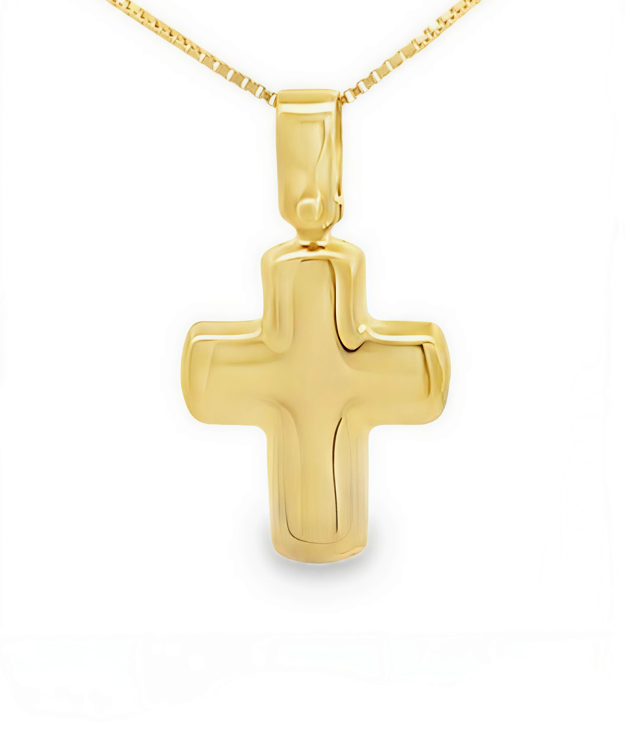 Cruz BOMBE Oro Amarillo 18Kt. CRU-006-BOM-E15.