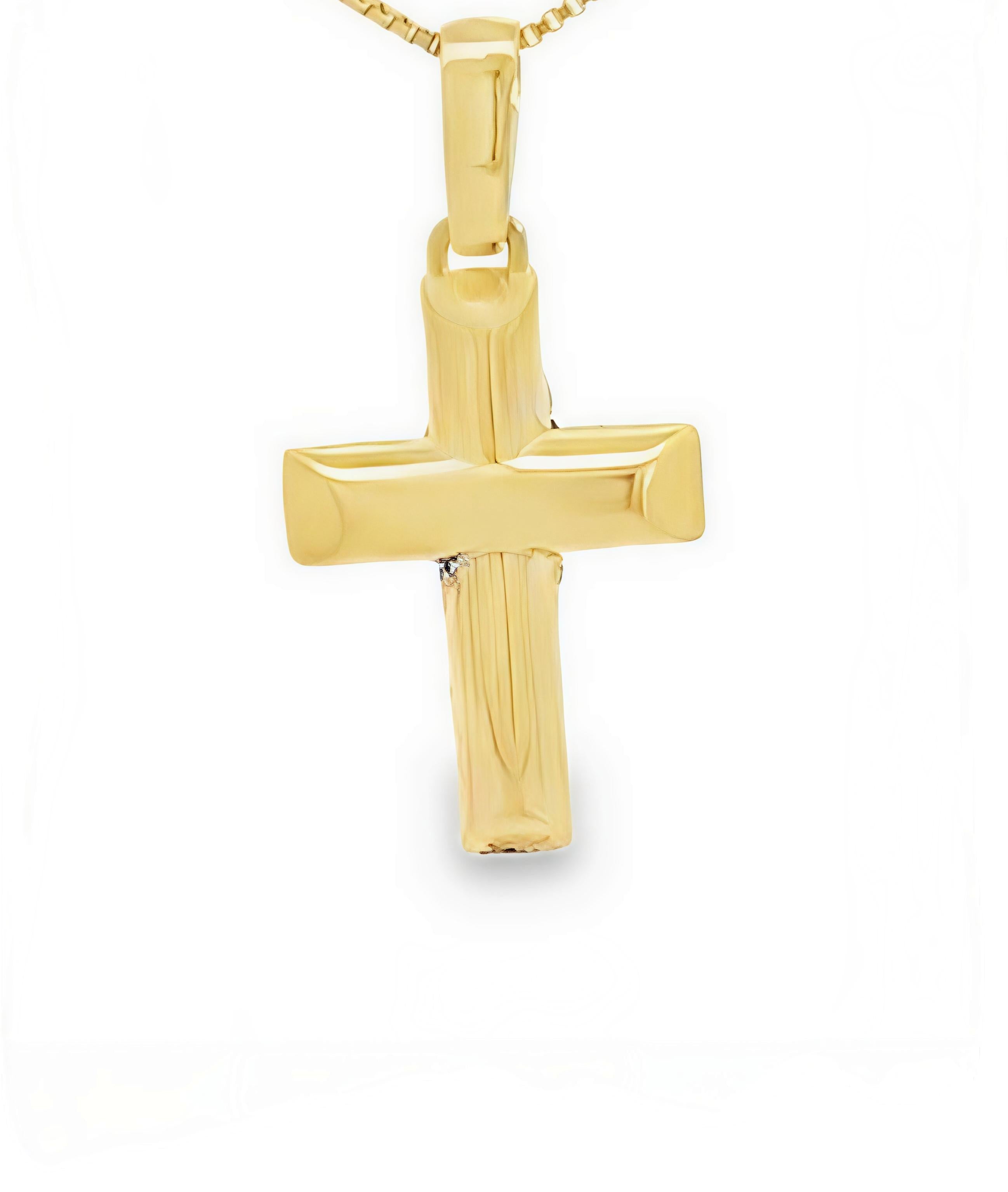 Cruz BOMBE Oro Amarillo 18Kt. CRU-007-BOM-F18.