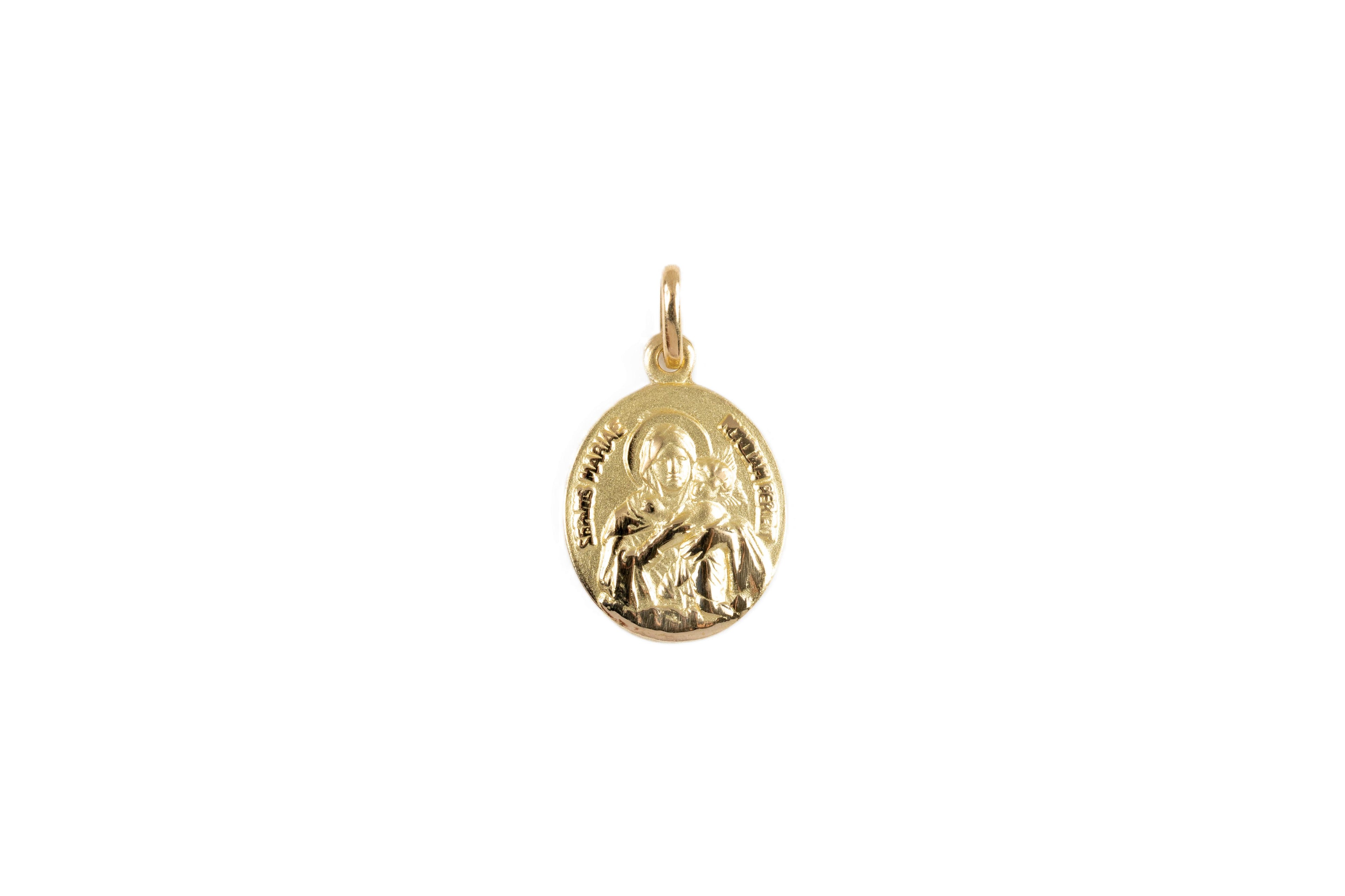 Medalla Virgen Mater de Oro Amarillo 18Kt.