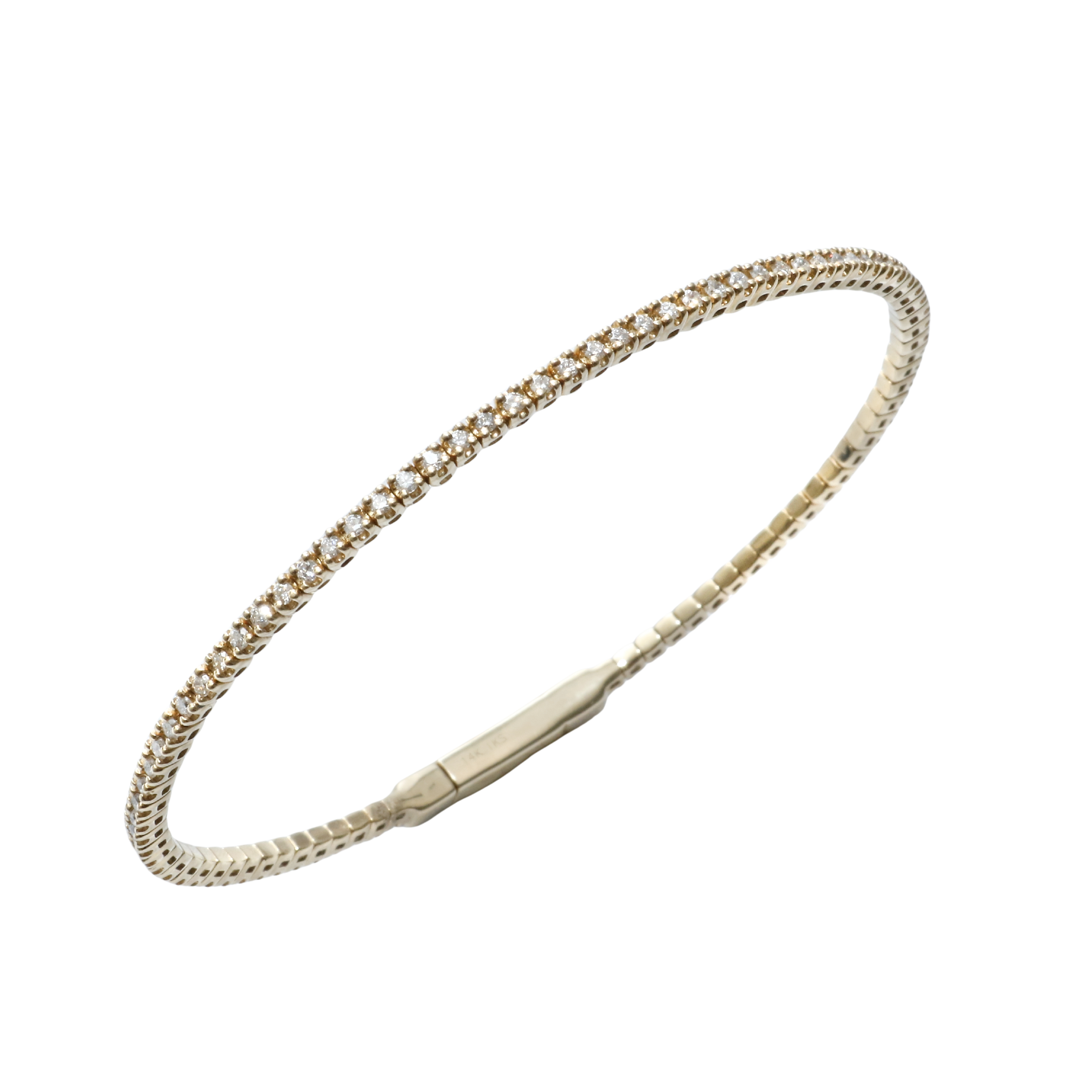 Pulsera Tennis Brillantes Oro Amarillo 14Kt.